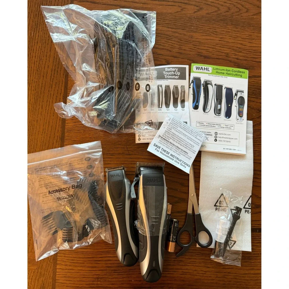 Wahl Li-ION MAX Cordless Haircutting & Beard Grooming Kit Open Box Missing USBC